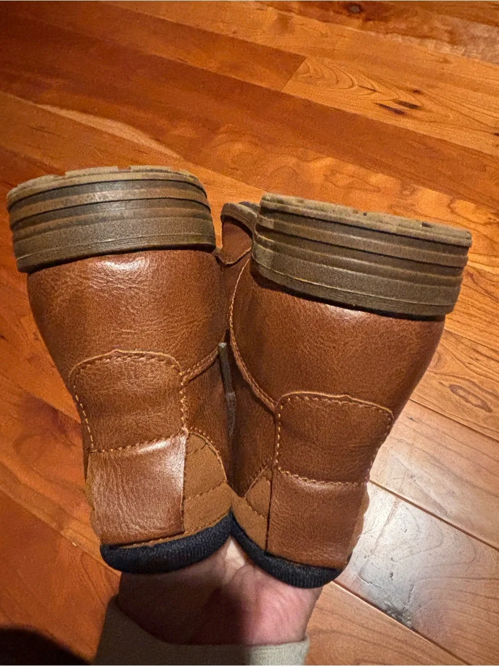 Sonoma Brown Kids Lace-Up Ankle Boots